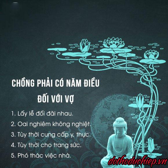 Đạo Phật dạy 5 điều chồng đối với vợ