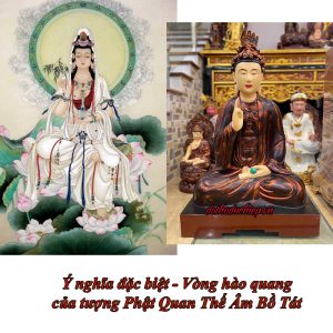 Ý nghĩa đặc biệt - Vòng hào quang của tượng Phật Quan Thế Âm Bồ Tát