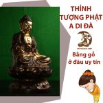 Thỉnh tượng Phật A Di Đà bằng gỗ ở đâu uy tín